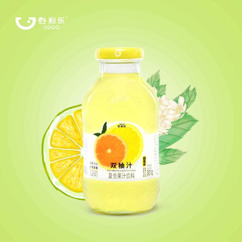 双柚汁谷利乐品牌产品15瓶一箱玻璃瓶装全国招经销商