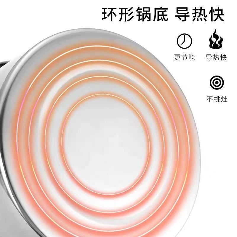 不锈钢家用辣椒油罐厨房料缸加深大厚调味盒饭店打蛋盆带盖商