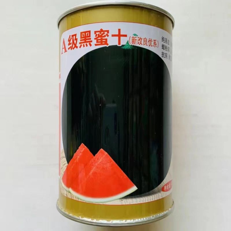 早熟黑皮红瓤西瓜种子四季超甜懒人黑皮红瓤薄皮巨形西瓜种子