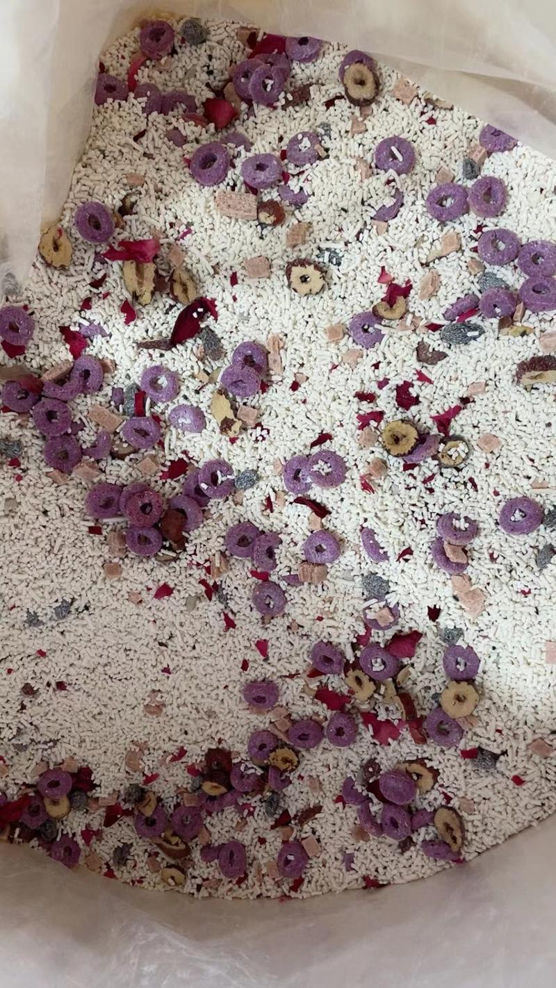 玫瑰坚果藕粉，紫薯奇亚籽坚果藕粉，坚果还是30%以上，