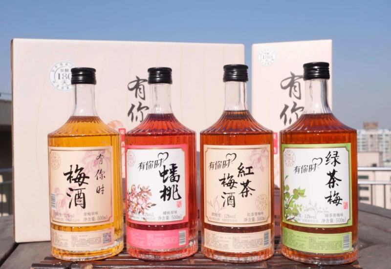 贵州清镇市青梅酒黑米清酒纯米清酒茶酒