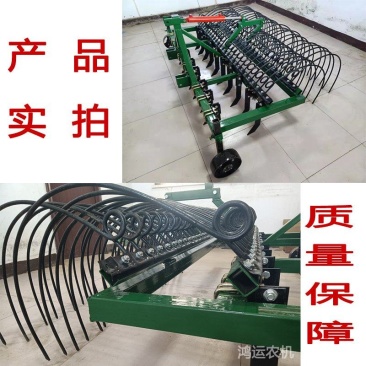 新款搂膜机搂草机搂秸秆神器大耙子松土搂地膜残膜回收机农膜