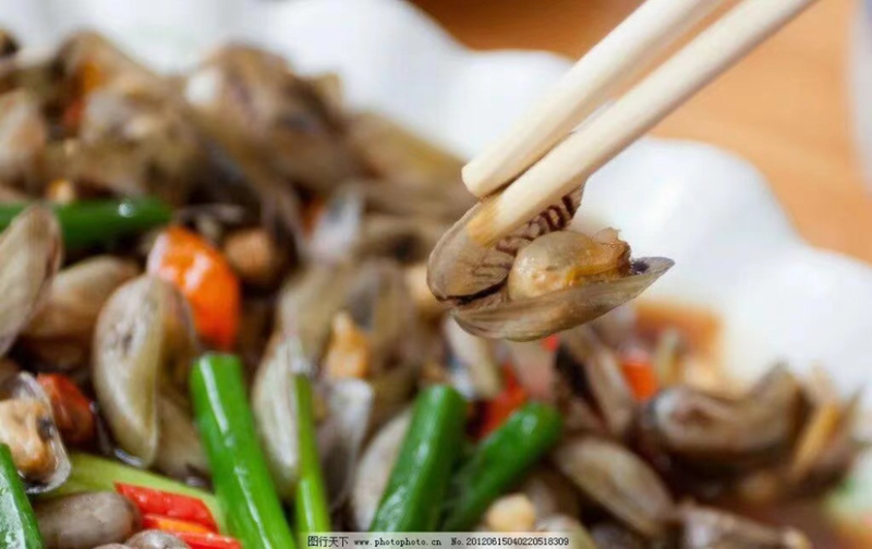 海瓜子新鲜活海鲜水产薄壳米批发饶平贝类特产红肉生鲜