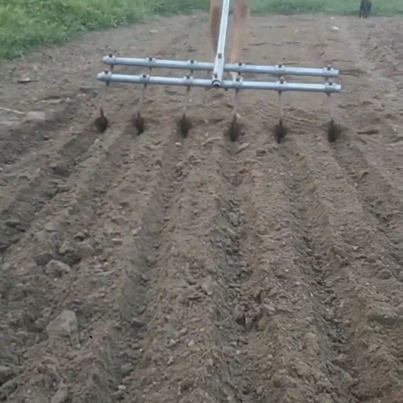 大蒜开沟器农用工具家种菜种植播种机栽蒜机拉沟起小型农业
