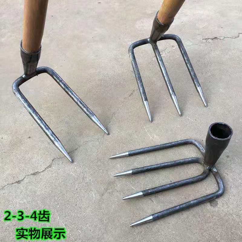 铁耙农用工具钢耙子抓钩钉耙三四齿耙松土耙翻土耙泥耙园耙