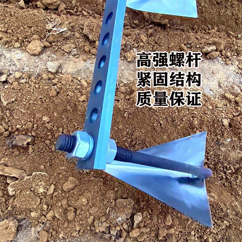 三角锄尖镐拉锄施肥起垄搂沟鹰嘴尖头锄头开荒种菜施肥开沟神