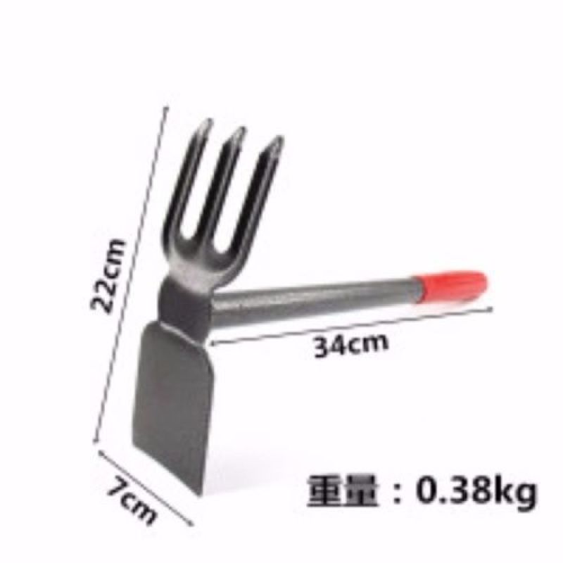 钢柄小锄头种花工具除草耙子种菜钓鱼松土锄头多功能园艺农用