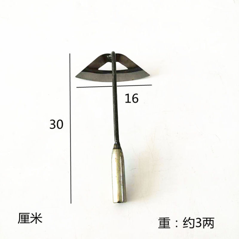 锄头农具种菜两用除草专用全锰钢园艺手握空心小锄头轻巧除草