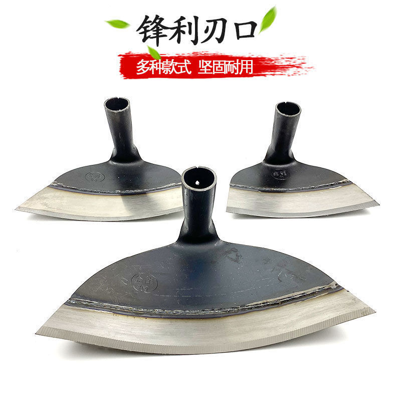 农用种地翻土种菜锄头户外开荒挖地铲草除草农具大全钢加厚除