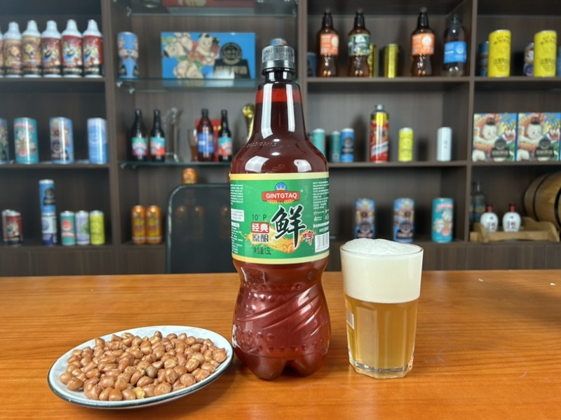1.5升✖️6桶鲜啤酒泡沫洁白口感纯正非常好喝