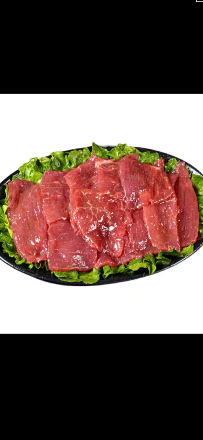 大刀牛肉新鲜原切牛肉片嫩滑半成品涮火锅水煮生餐饮商用批发
