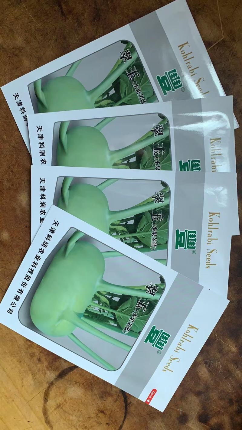 翠玉水果苤蓝种子，球形扁圆，抗病强，质优价廉