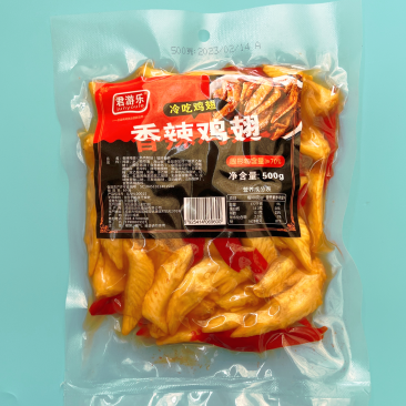四川特产350g香辣鸡翅泡椒鸡翅酸辣鸡翅麻辣鸡尖五香翅尖