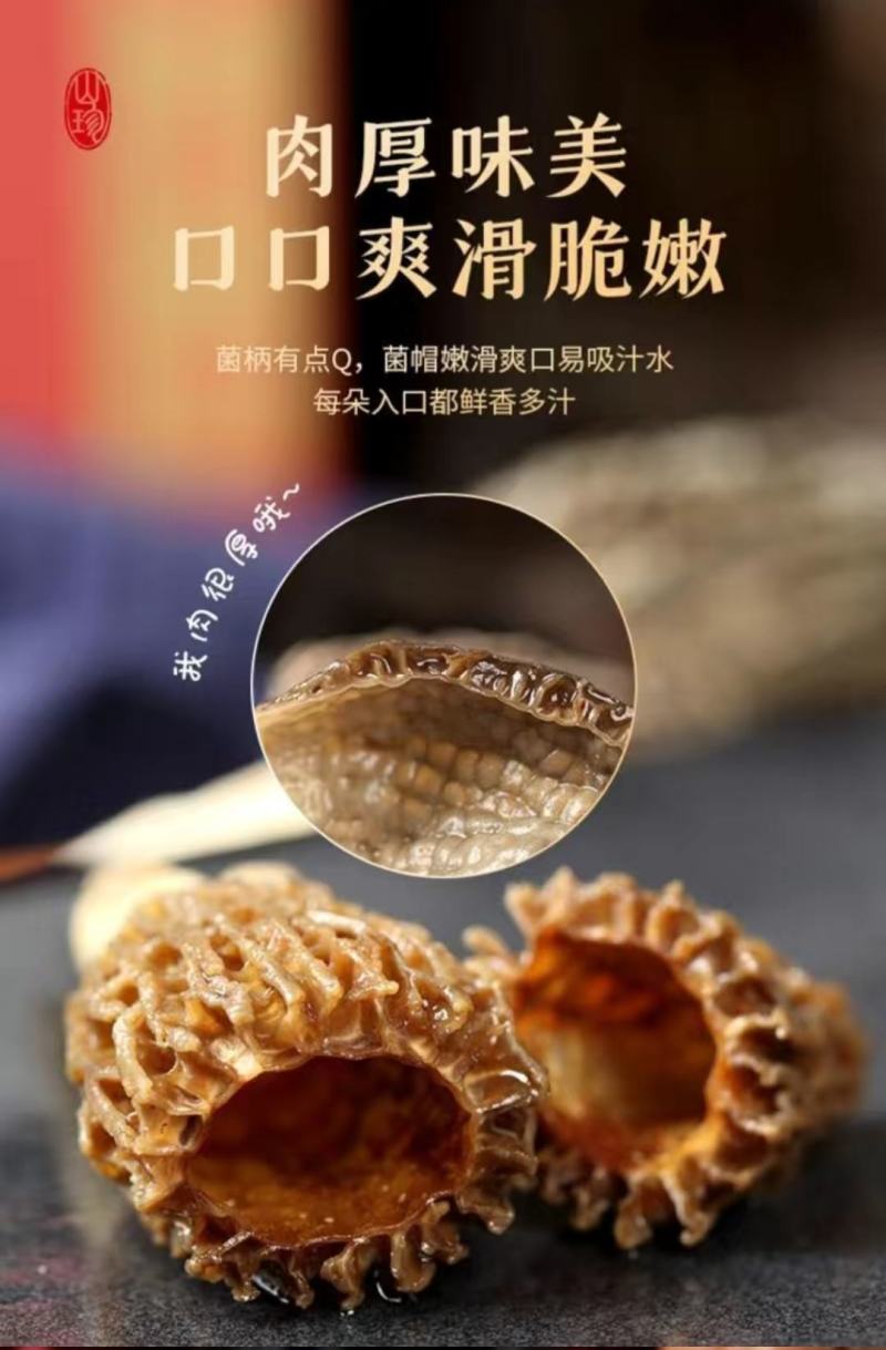 大别山区产地直销优选羊肚菌干货批发及零售
