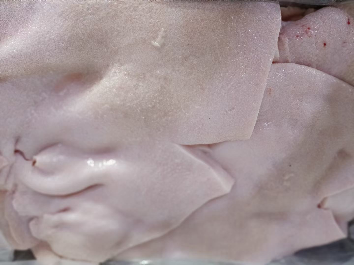 泡椒与猪皮原材料展示