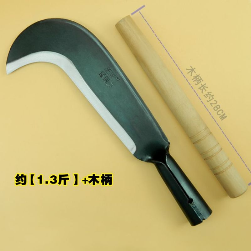 王五锰钢刀锻打砍树刀柴竹刀越南勾刀户外开路刀割草刀农用劈