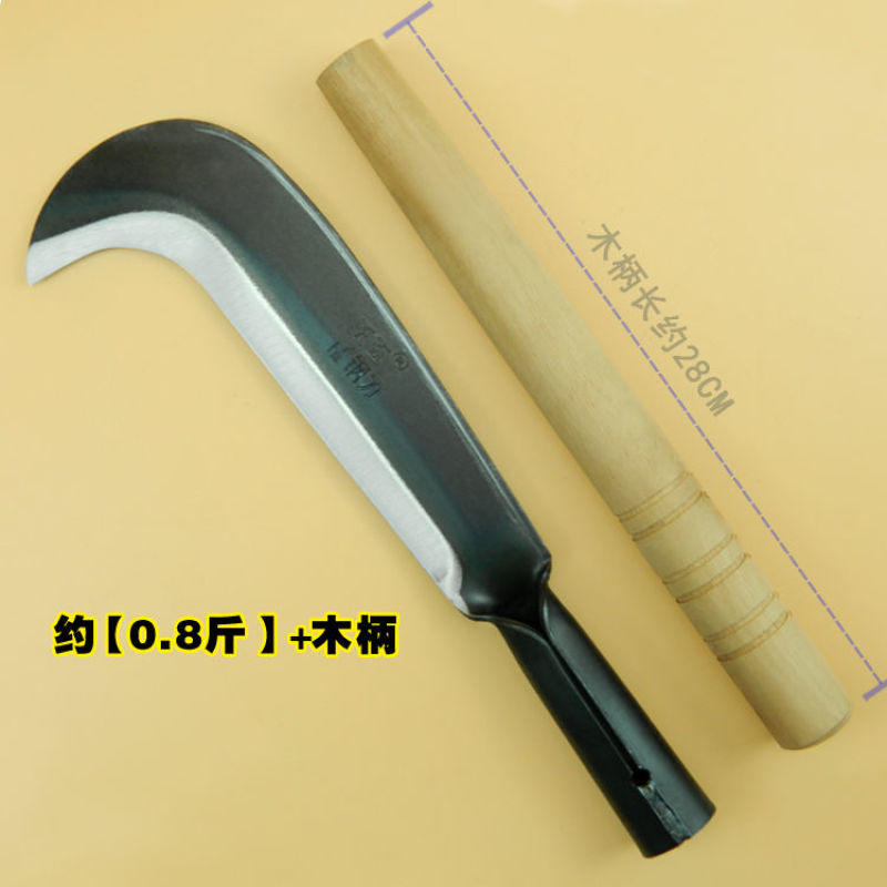 王五锰钢刀锻打砍树刀柴竹刀越南勾刀户外开路刀割草刀农用劈