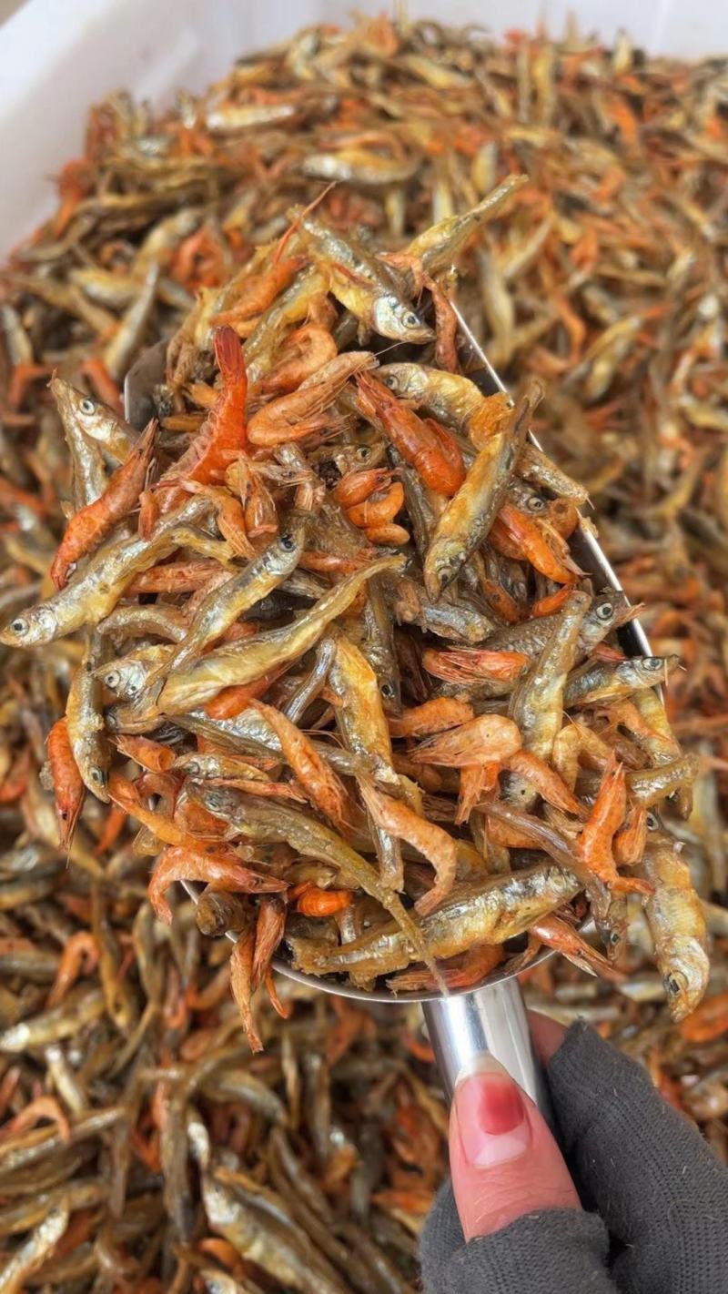 网红款小鱼小虾不苦淡水鱼虾混合干货特产干货