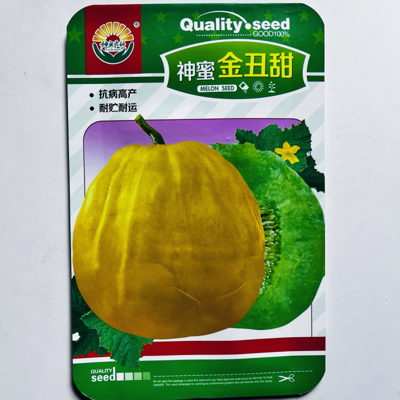 神蜜金丑甜瓜种子品种甜度高甜瓜品种种子薄皮甜瓜品种种子