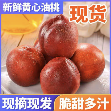 大量供应大棚黄肉油桃，产地直供可一件代发社区团购