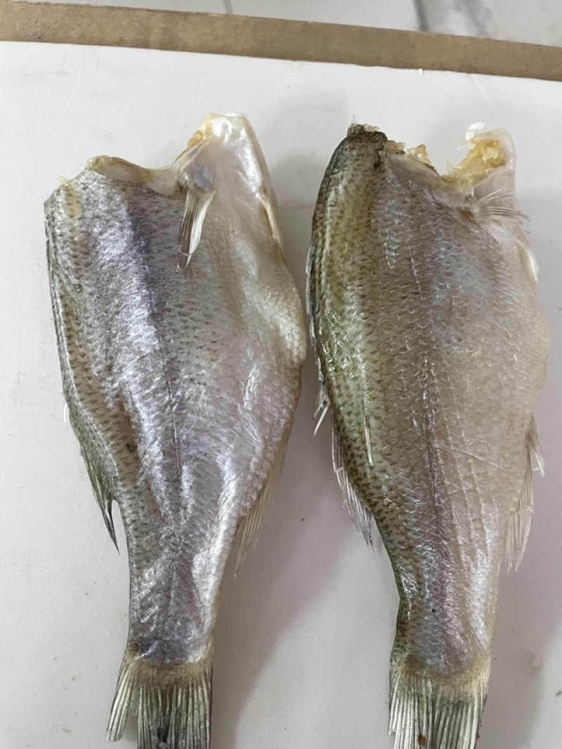 淡水鲈鱼干地摊深海鲈鱼干去头无头鲈鱼干鲈鱼肉大号鲈鱼