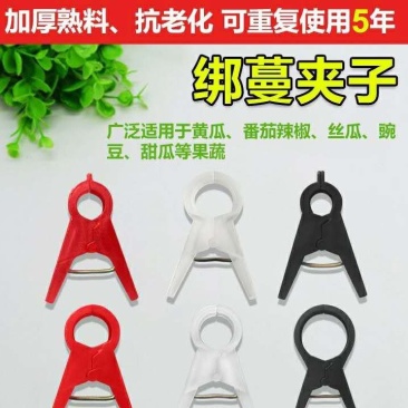 吊秧夹绑秧夹吊蔓夹绑蔓夹大棚蔬菜黄瓜西红柿辣椒夹熟料加厚