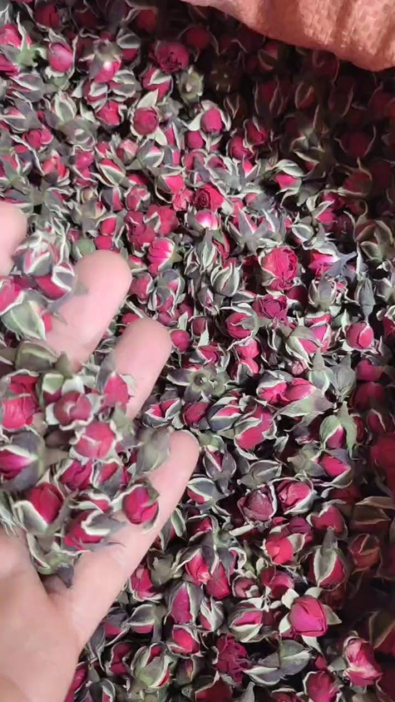 【金边玫瑰】云南金边玫瑰级干玫瑰花干花批发玫瑰花干