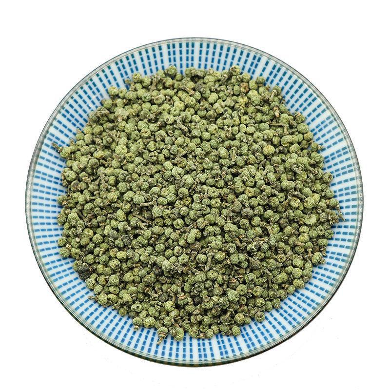 正宗江西中花过色选吴茱萸，颜色青，气味浓