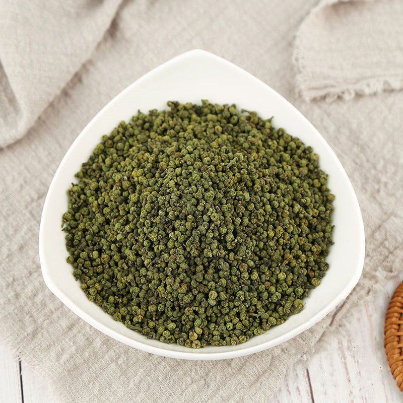 正宗江西中花过色选吴茱萸，颜色青，气味浓