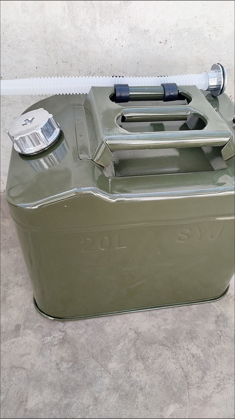 加厚铁油桶汽油桶10升30升20升5L加油桶柴油壶铁