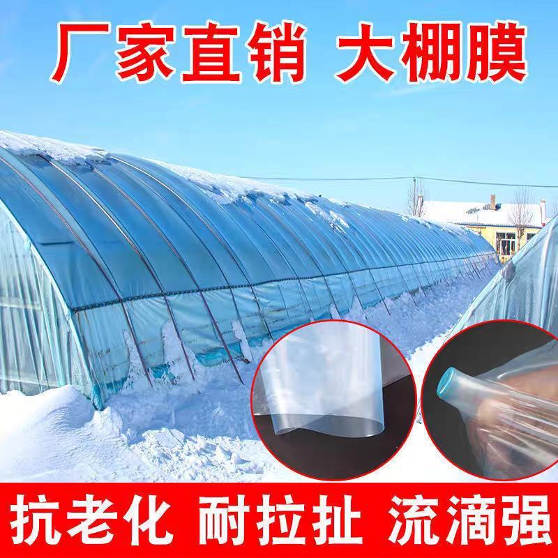 抗老化大棚塑料膜，长寿无泥膜po膜透明加厚塑料布蔬菜