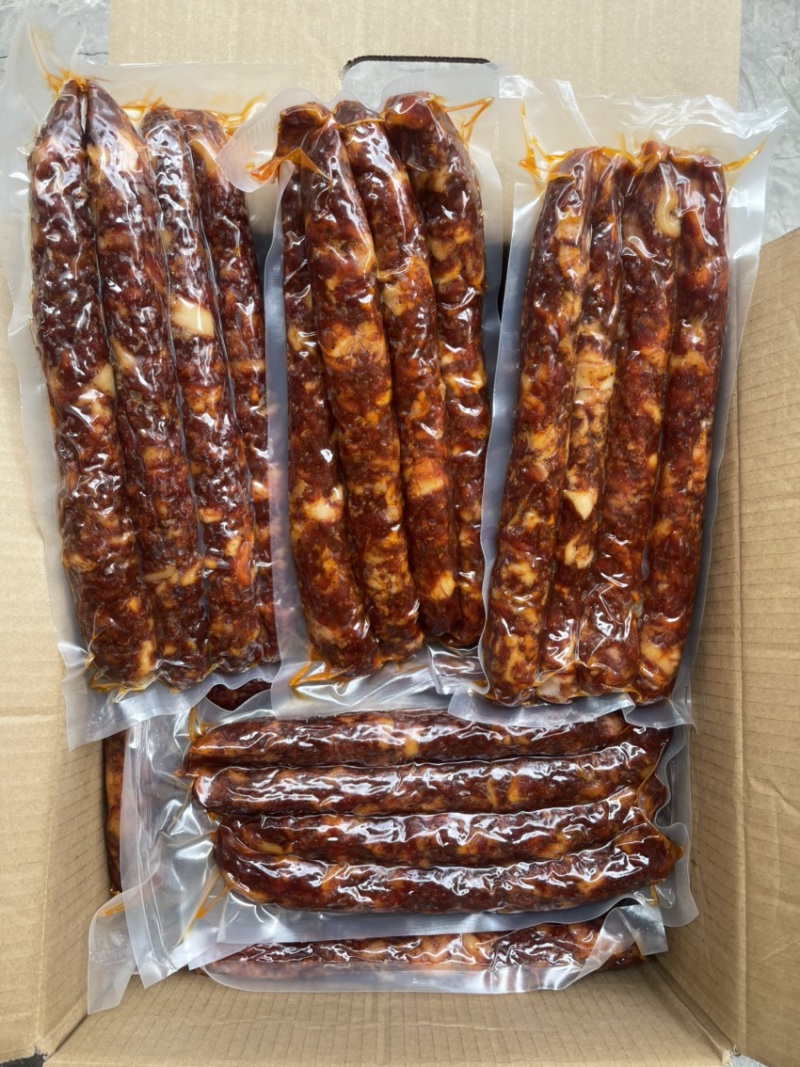 （抽空）纯肉麻辣香肠（一手工厂净菜食品供应支持贴牌）