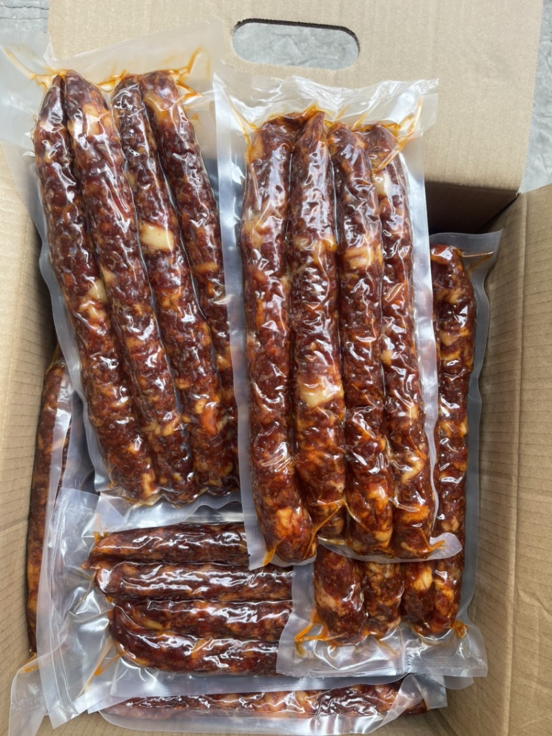 （抽空）纯肉麻辣香肠（一手工厂净菜食品供应支持贴牌）