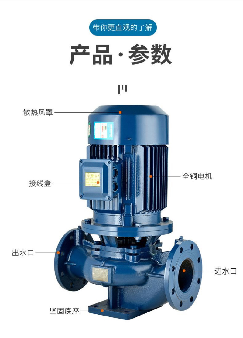 自吸泵离心泵管道泵灌溉泵工厂田园循环用水