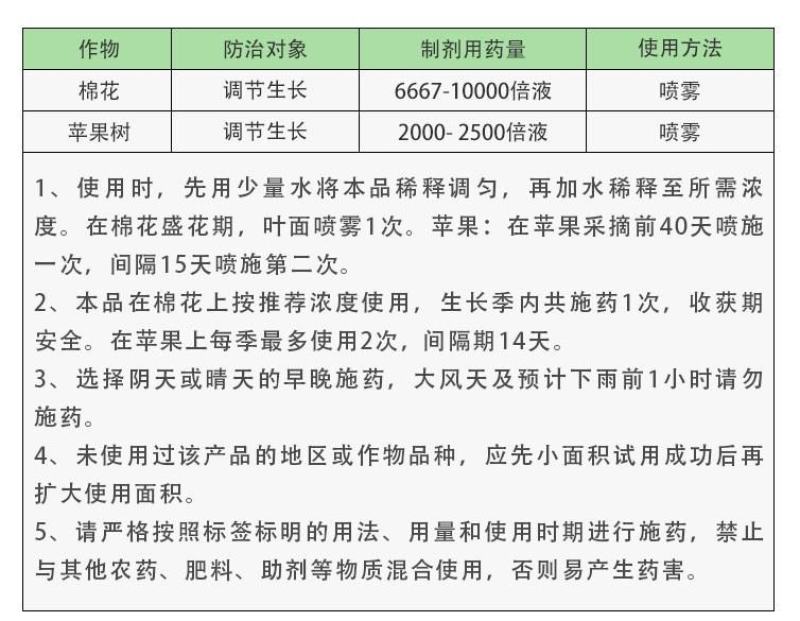 兰月5%萘乙酸调节生长提高座果促进生根植物生长调节剂