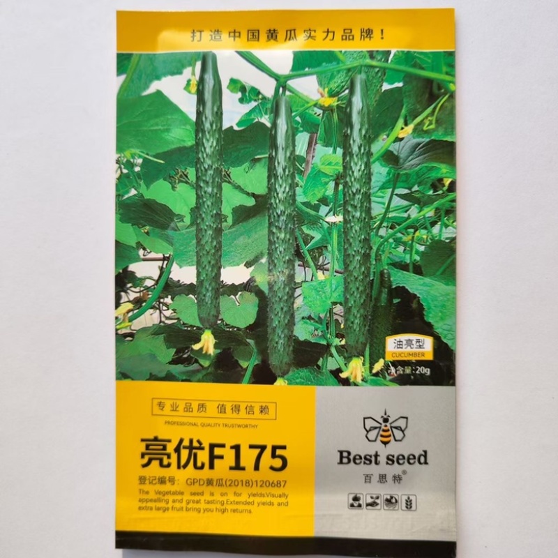 百思特亮优黄瓜品种清瓤密刺品种，瓜顺直种子
