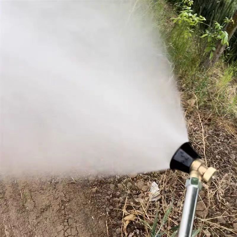 农用高压气涡流喷药防风打药调节喷头铜打药可调机动雾化喷头
