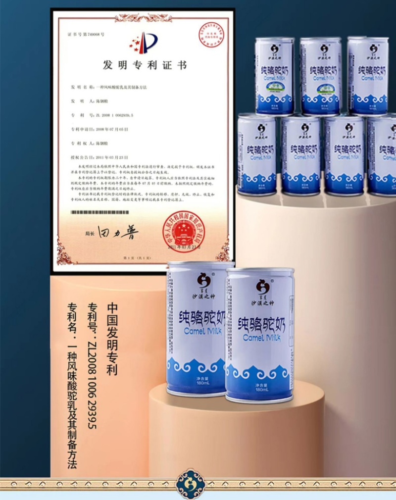 内蒙古阿拉善沙漠之神纯骆驼奶大量上市