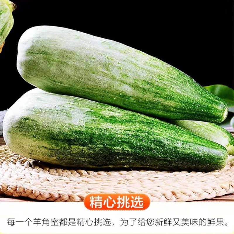 羊角蜜甜瓜社区团购落地配商超市场平台对接一件代发大量现货