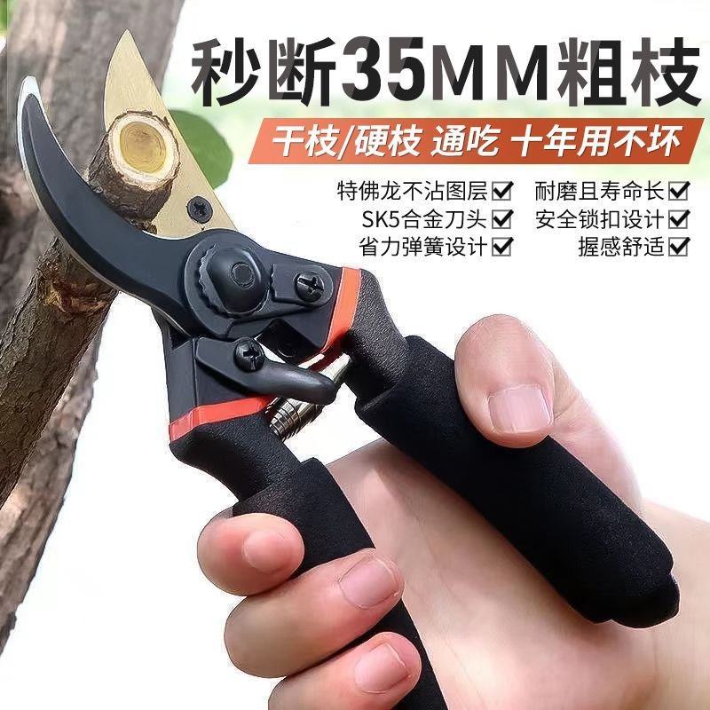 德国进口sk5强力园艺剪不锈钢省力修剪枝果树粗枝树枝专用