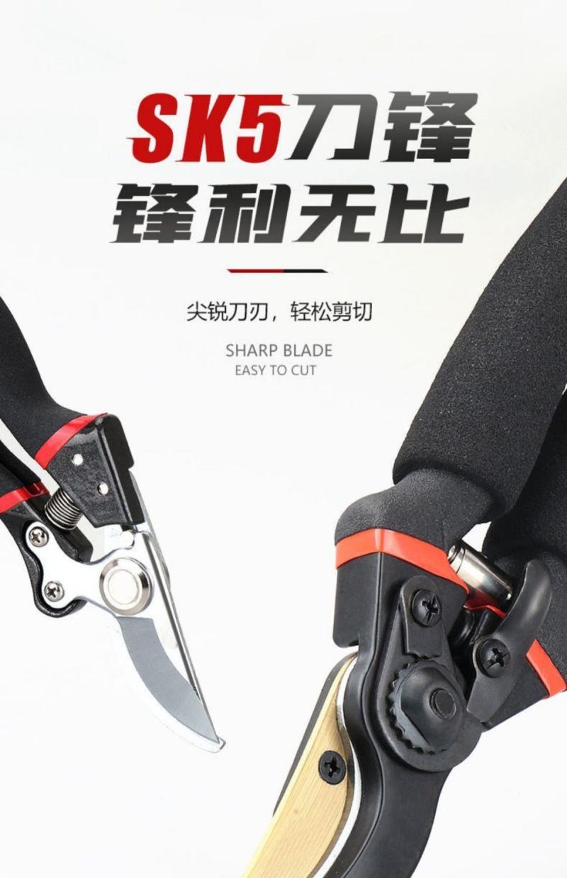 德国进口sk5强力园艺剪不锈钢省力修剪枝果树粗枝树枝专用