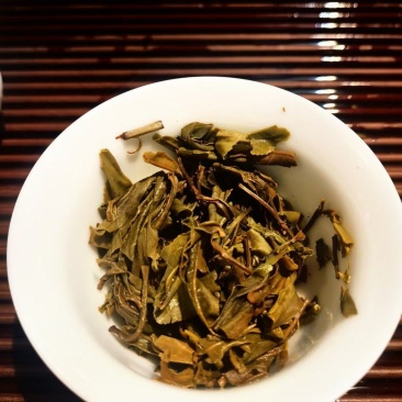 古树茶手工茶混采茶，昔归茶