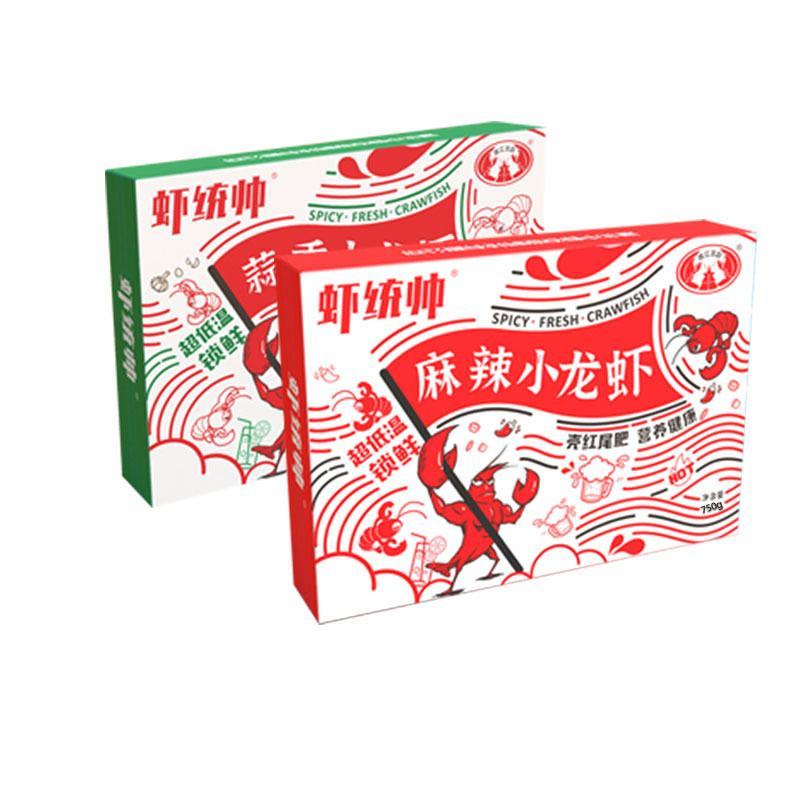 虾统帅麻辣蒜香十三香小龙虾700g商用即食冷冻生鲜半成