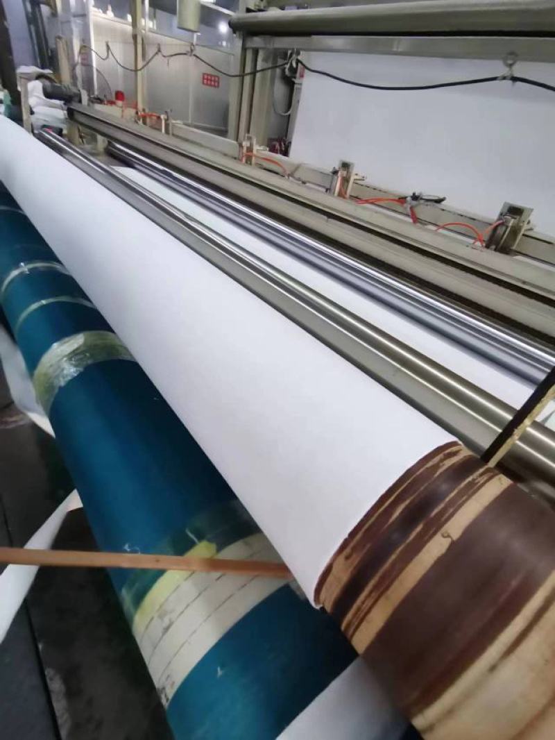 土工布白色透水工程布护坡保湿公路养护，覆盖滤无水