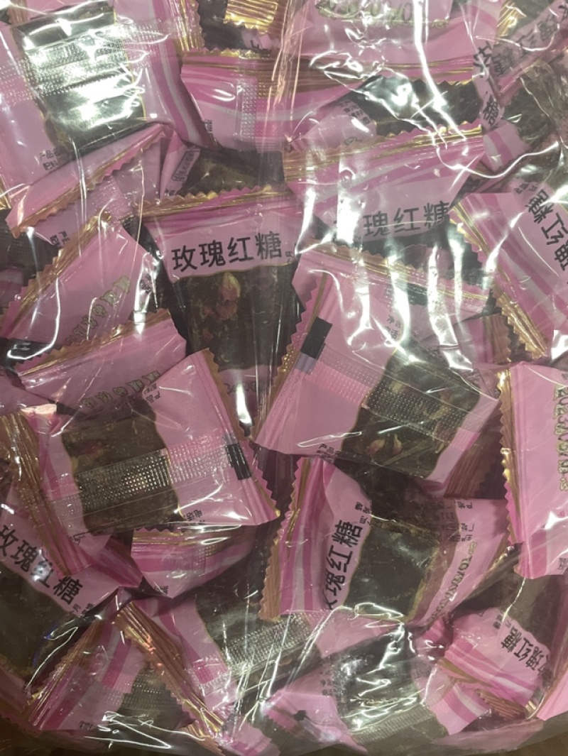 红糖展会地摊原味红枣玫瑰苟几老姜红糖糖块