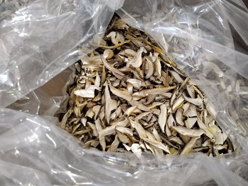 这种规格香菇片，一分脚无薄膜色泽雪白新菇，可以产地考察