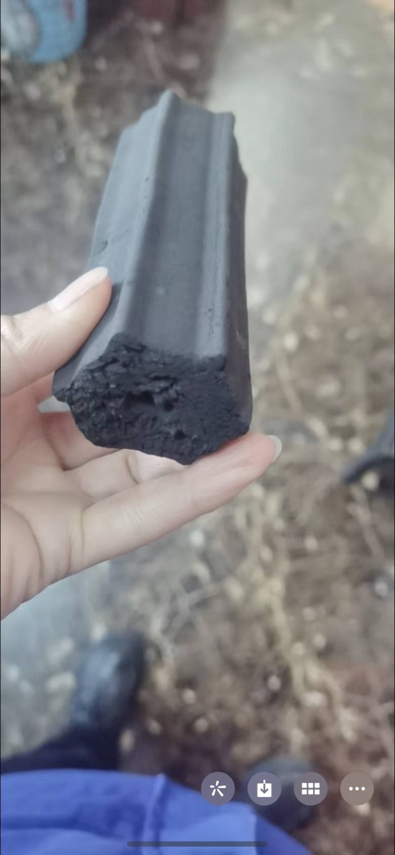机制烧烤炭