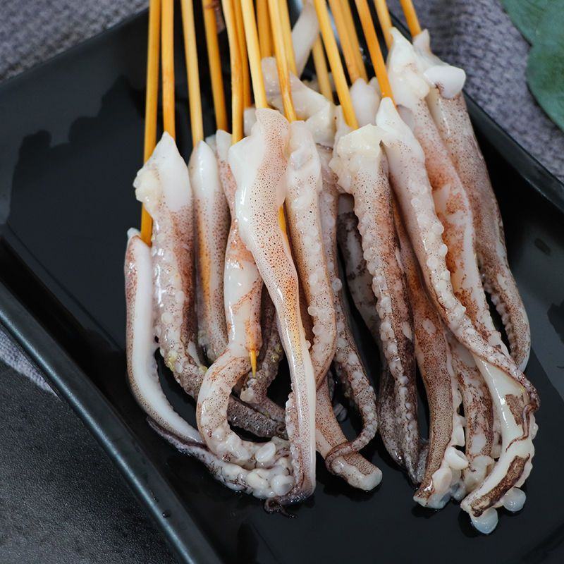 手把串鱿鱼须小串烧烤串冷冻半成品