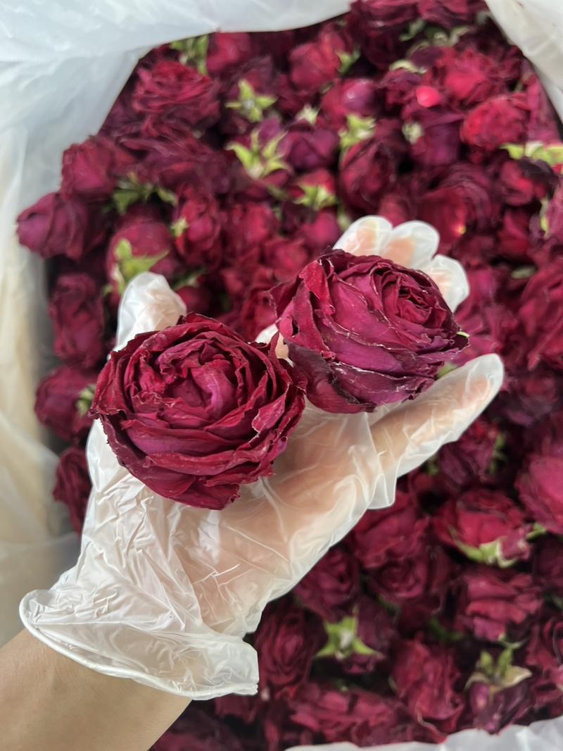 云南特产冻干墨红玫瑰，产地一手货源批发
