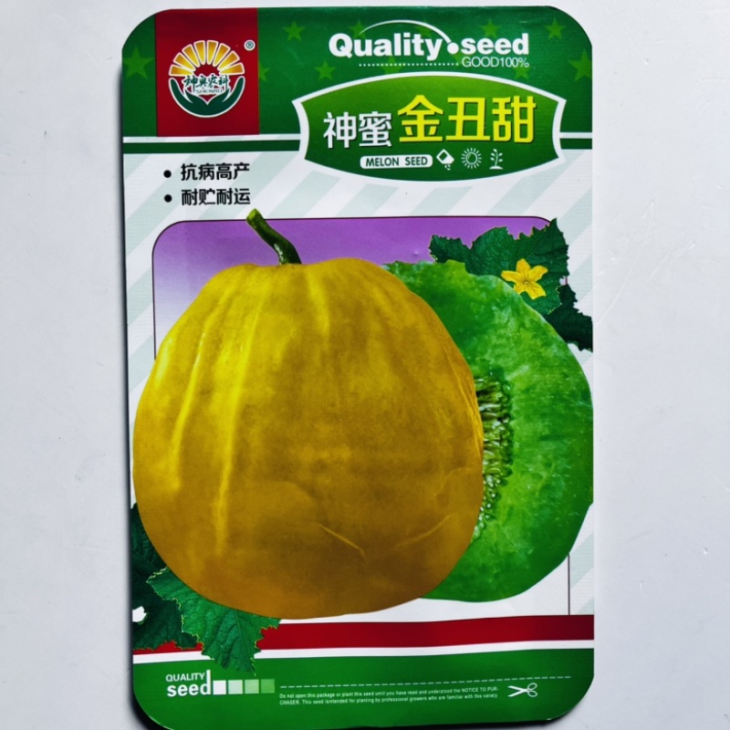 神蜜金丑甜瓜种子品种甜度高甜瓜品种种子薄皮甜瓜品种种子